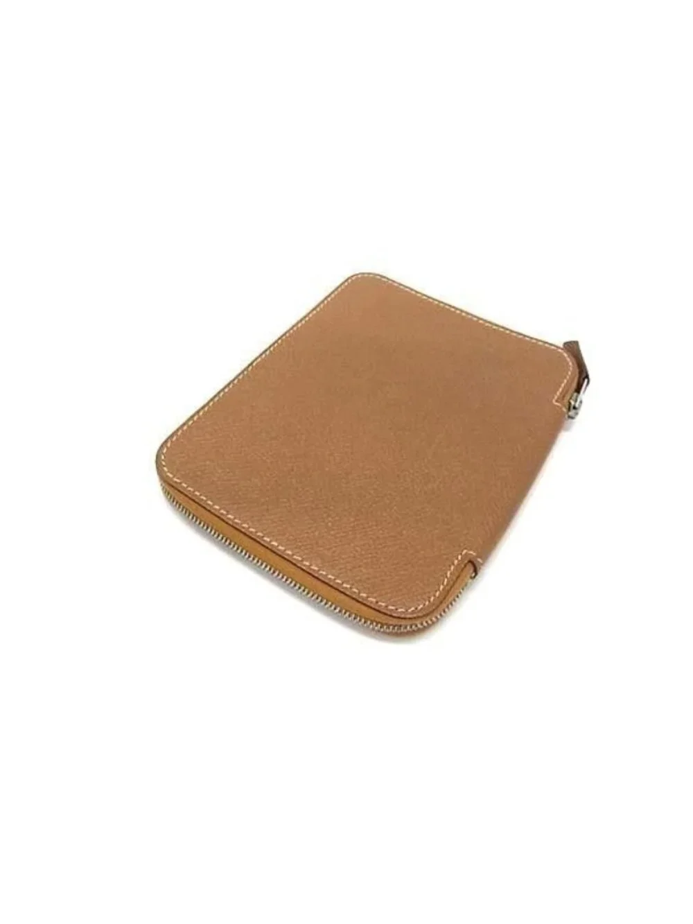 Hermes Notebook Cover Agenda Zip Gold Veau Epsom Silver